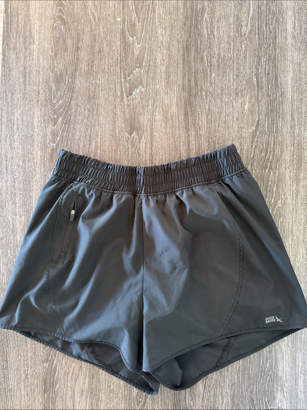Eddie Bauer Black Women's Athletic Running Shorts